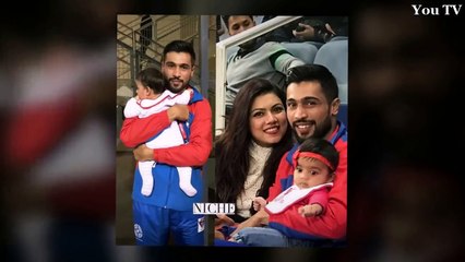 Mohammad Amir with Family  at PSL 2018  Opening Ceremony
