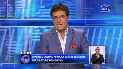 Recetan versión del tío de exvicepresidente por delito de intimidación