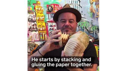 Artist Makes Sculptures Out of Paper