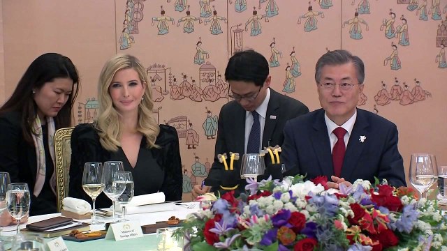 文대통령 남북대화 지지 감사 , 이방카 최대 압박의지 재확인 ...만찬 / YTN