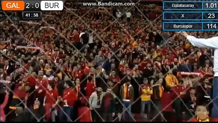 Amazing Goal Garry Rodrigues (2-0) Galatasaray SK vs Bursaspor