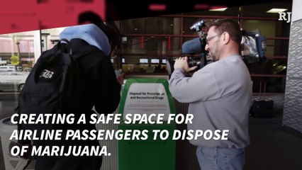 Pot amnesty boxes greet travelers at Las Vegas airport