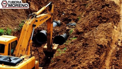 Instalación de tubería de hierro dúctil- Tubería Moreno
