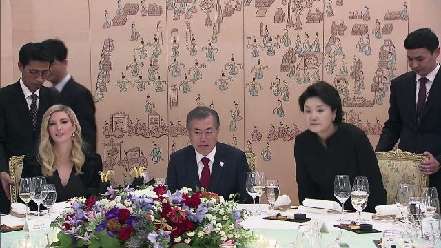 Oly-2018: Ivanka Trump dines with South Korea's President Moon