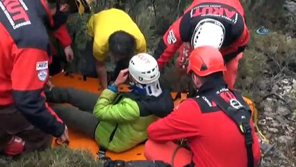 Fethiye'de yamaç paraşütü kazası 2 yaralı