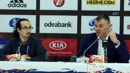 Sarunas Jasikevicius: “Kazandığımız için mutluyuz”