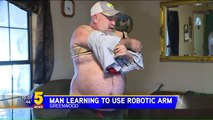 Man Learns to Use Special Robotic Arm Controlled by His Thoughts
