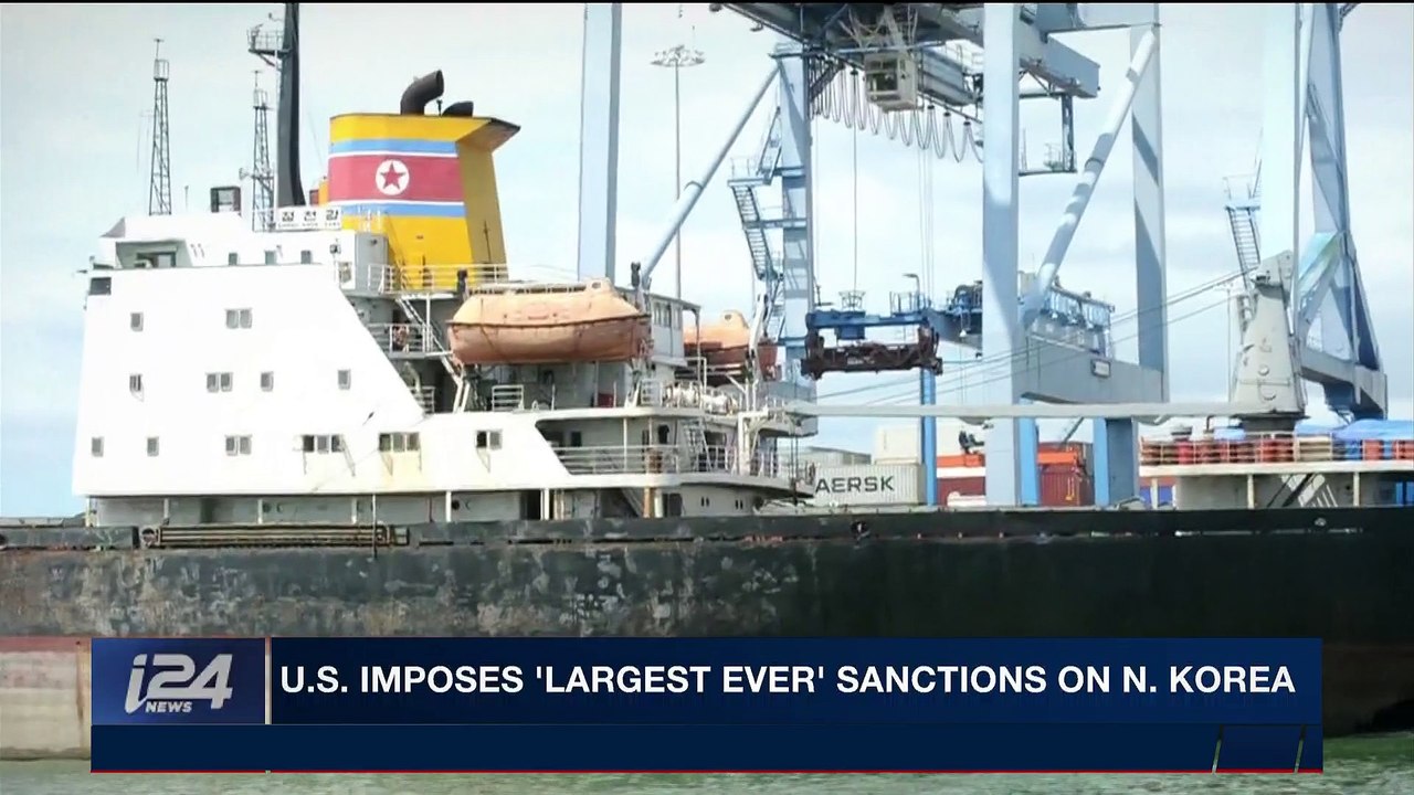 i24NEWS DESK | U.S. imposes 'largest ever' sanctions on N. Korea | Friday, February 23rd 2018