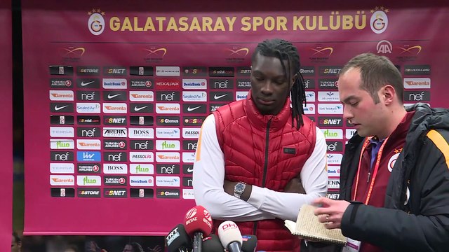 Galatasaray - Bursaspor maçının ardından - Bafétimbi Gomis - İSTANBUL