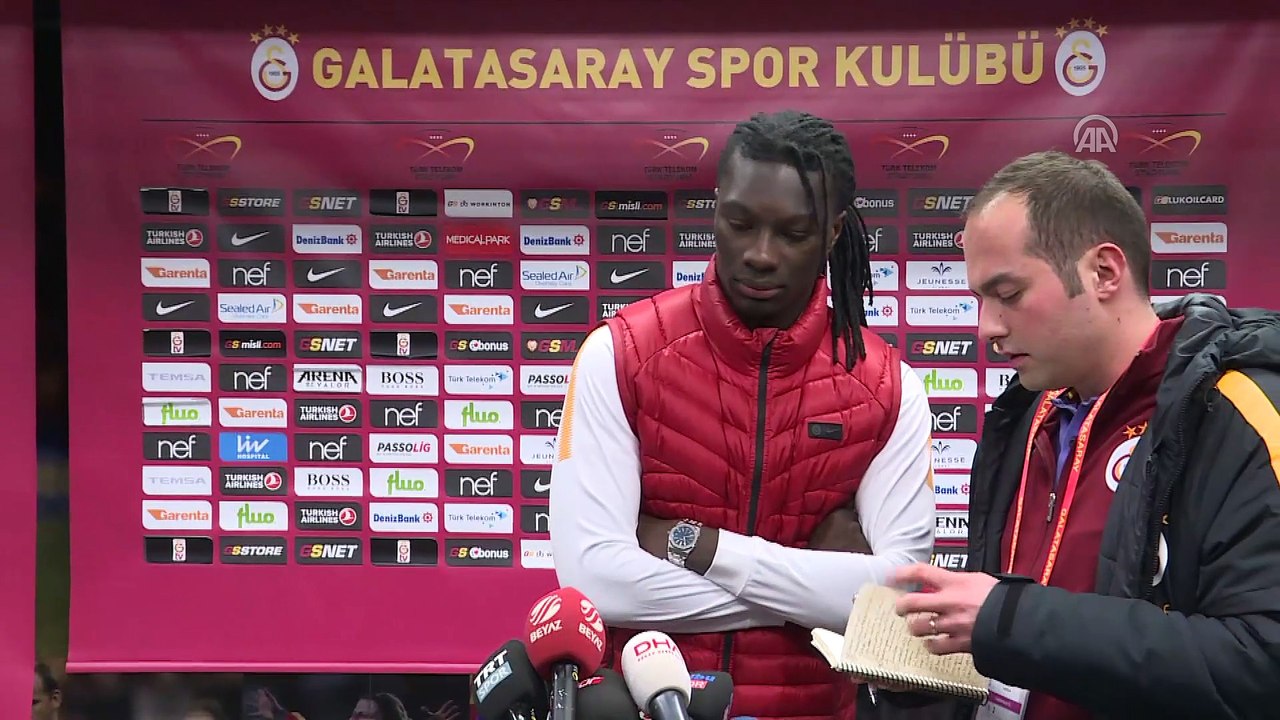 Galatasaray - Bursaspor maçının ardından - Bafétimbi Gomis - İSTANBUL