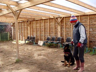 Maya première fois en cours collectif sans muselière !
