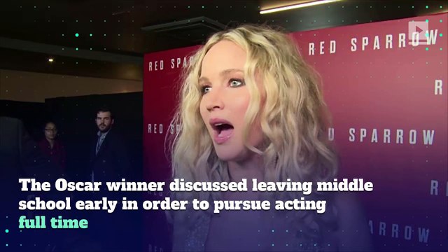 Jennifer Lawrence Talks Dropping Out of School at 14: 'I Don't Technically Have a GED or Diploma'