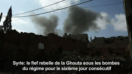 Syrie: le fief rebelle de la Ghouta sous les bombes du régime