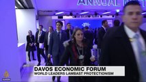 Davos: World leaders lambast protectionism