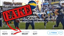 LA Chargers Caught Buying FAKE Followers