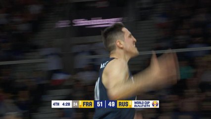 Basket - Qualifications Championnat du monde 2019 - 4 points en 10 secondes pour Paul Lacombe !