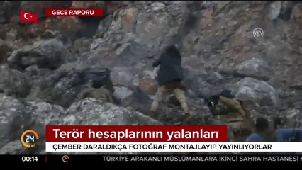 Terör hesaplarının yalanları