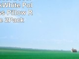 Pillow Perfect Decorative BlackWhite Polka Dot Toss Pillow Rectangle 2Pack