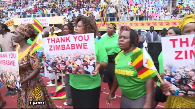 Emmerson Mnangagwa sworn in as Zimbabwe president