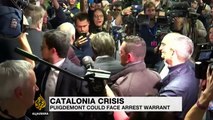 Catalonia's Carles Puidgemont faces arrest