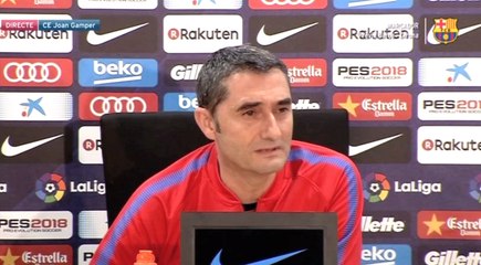 "Los partidos ya son más definitivos": Ernesto Valverde