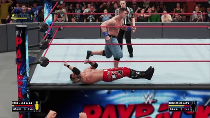 wwe 2k18 remastered last man standing *rated r superstar vs the champ*