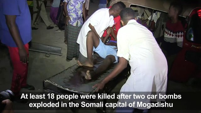 At least 18 dead in Mogadishu bombings