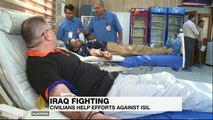 Iraq: Kurdish civilians donate blood to victims of ISIL violence