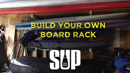 Build your own board rack.