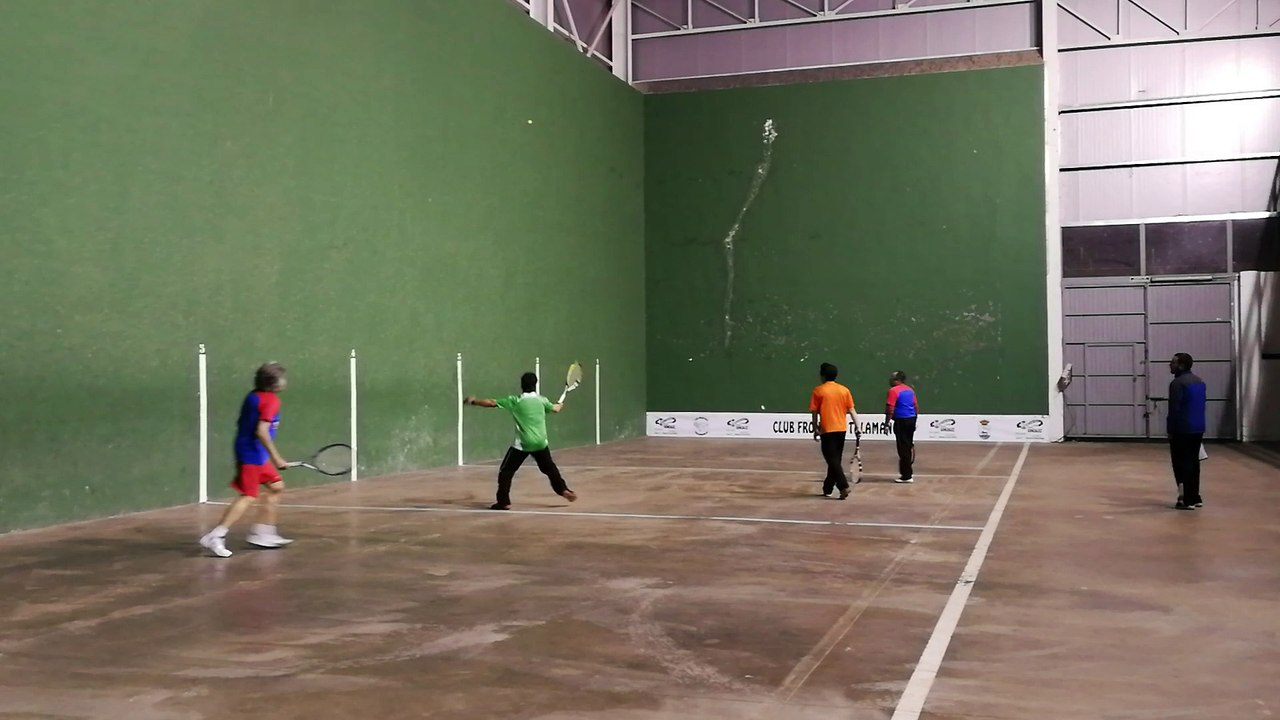 Frontenis 3ª división Talamanca vs Rivas 1ª partida set 2