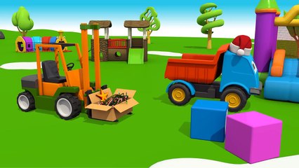 Meraklı kamyon Leo ve noel ağacı (Çizgi Filmler)