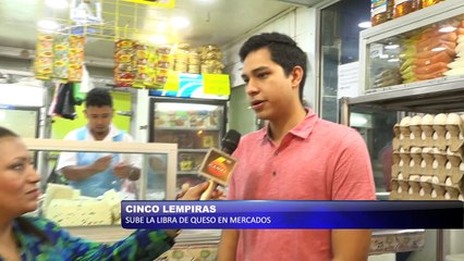5 lempiras sube la libra de queso en mercados