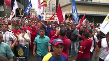 Venezuela protesters and police clash in Caracas