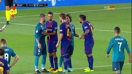 نار نار  مباراة ريال مدريد وبرشلونة المجنونة في الامس بالسوبر الاسباني 3-1