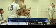 بنزيما يبتعد عن الخمور باحتفالات لاعبي ريال مدريد بغرفة تغيير الملابس
