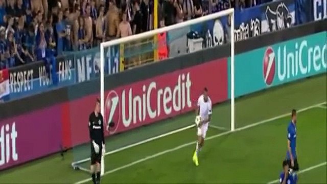 مباراة ليستر سيتي و كلوب بروج 0-3 ضمن الجولة الاولى من بطولة ابطال اوربا وتالق رياض محرز