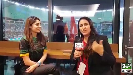 Neelam Munir reveal the name of her favorite Cricketer