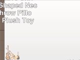 PeiGee Creative Shrimp Meat U Shaped Neck Pillow Throw Pillow Cushion Plush Toy