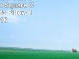 YK Decor New Pillow Insert Form  Square Cushion Sofa Pillow 16x16