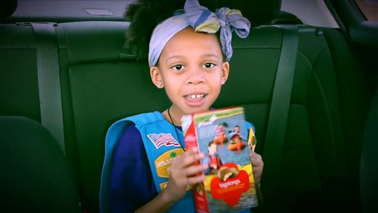 Findige pfadfinderin: charitys grooviger keksverkauf