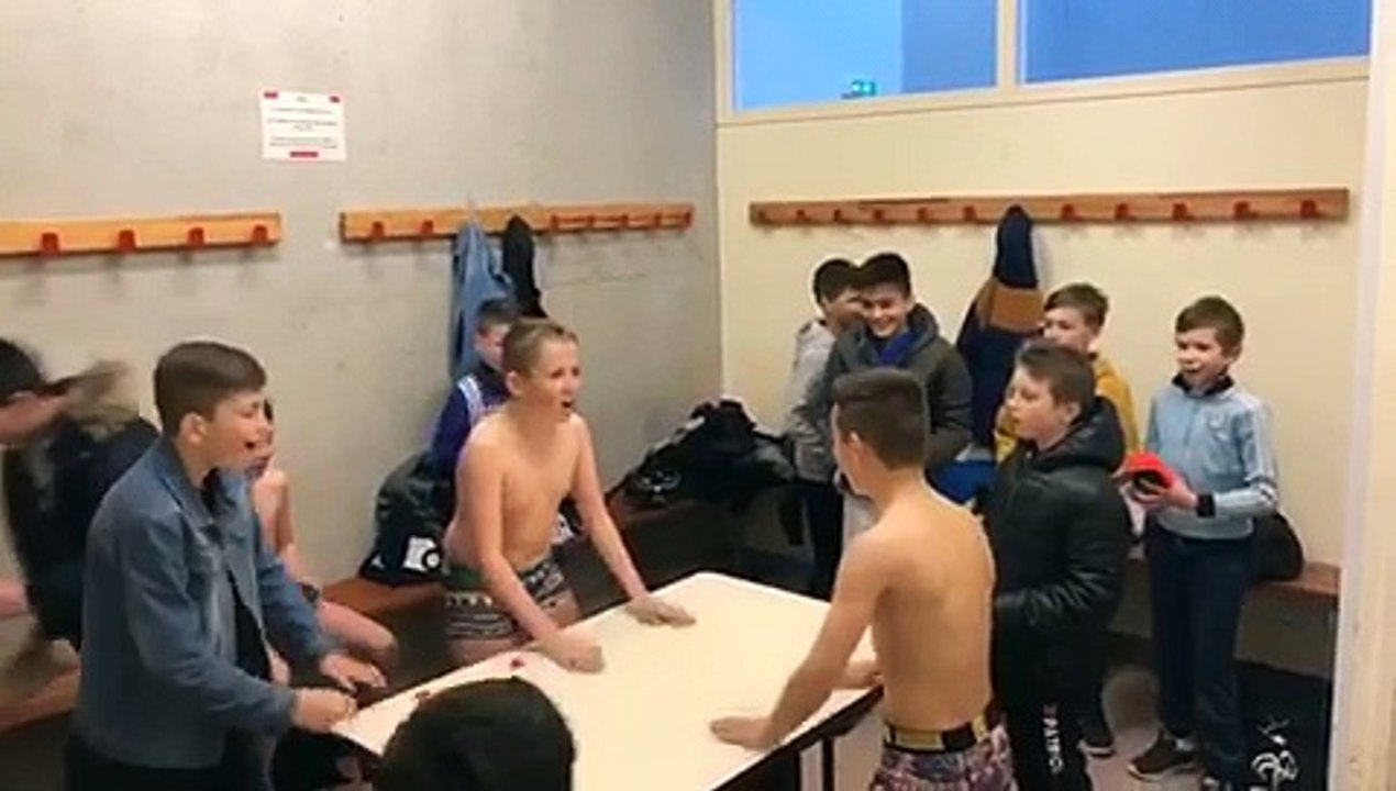 CSP U13 : le cri de guerre après la victoire !