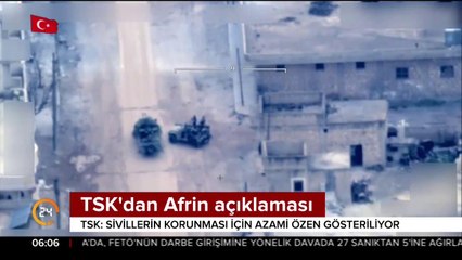 TSK'dan Afrin açıklaması