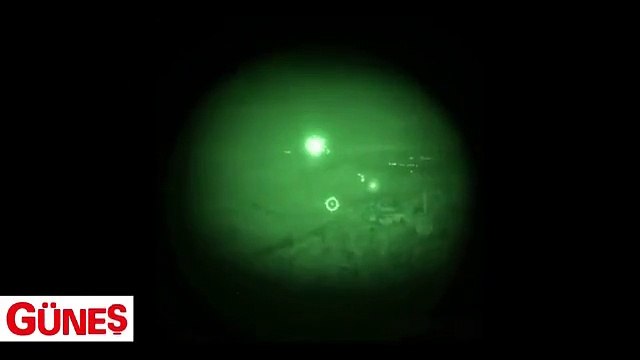 ATAK helikopteri terör mevzilerini yerle bir etti