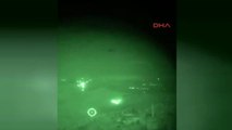 Hatay Cinderes Bölgesindeki Ypg Hedefleri Gece Boyunca Helikopterlerle Böyle Vuruldu