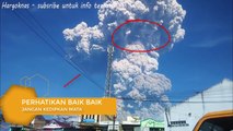 Penampakan Makhluk Aneh Saat Meletusnya Gunung Sinabung