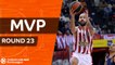 Turkish Airlines EuroLeague Regular Season Round 23 co-MVPs: Vassilis Spanoulis & Dorell Wright