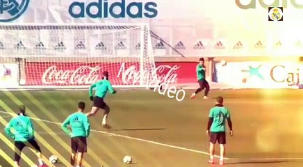 Le but de Sergio Ramos pendant la formation