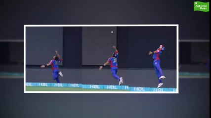Unbelievable Catch By Shahid Afridi Karachi Kings Vs Quetta Gladiator PSL3 2018