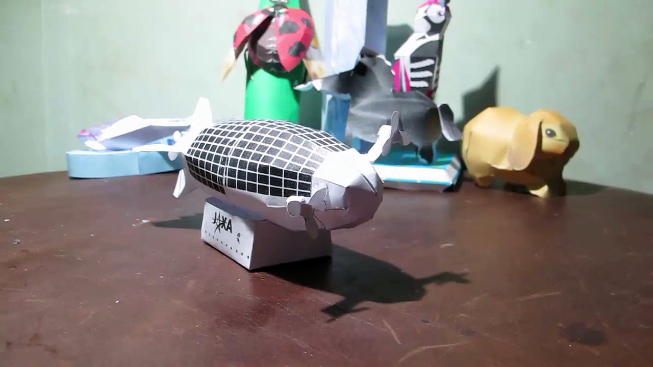 how to make an origami air ship balloon easy step by step