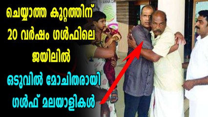 20 വര്‍ഷം തടവിനൊടുവിൽ  പ്രവാസി മലയാളികള്‍ നാട്ടിലേക്ക് | Oneindia Malayalam